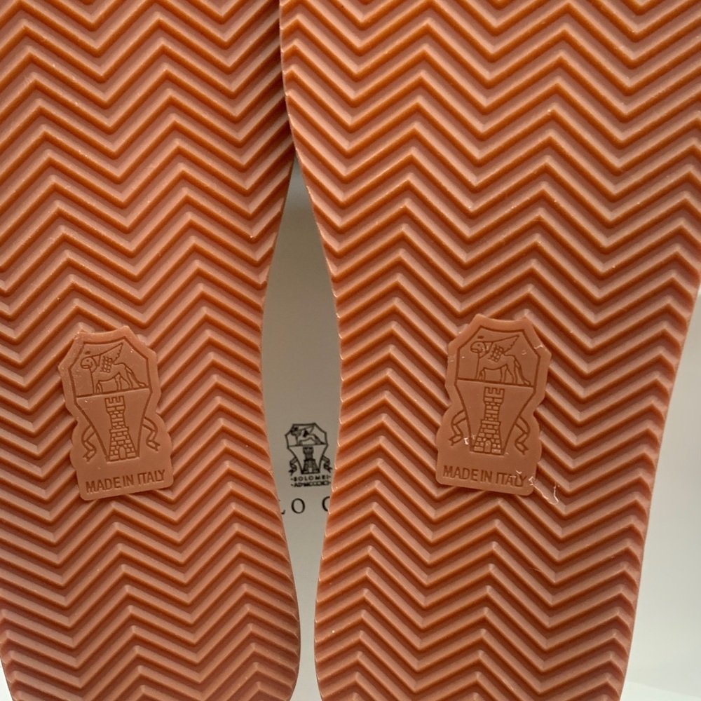 Brunello Cucinelli White Leather Sneakers - Picture 5 of 9